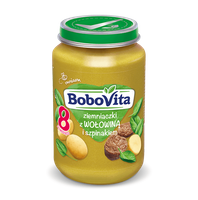 BoboVita Zestaw Mix-1 Obiadków po 8 mc 12x190g