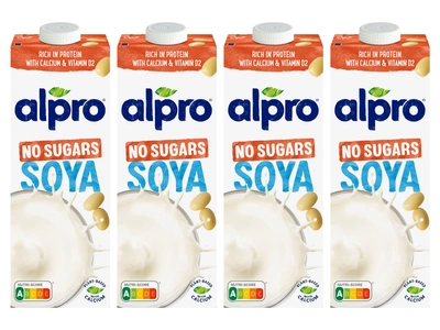 Alpro Napój sojowy niesłodzony ZESTAW 4 x 1 L
