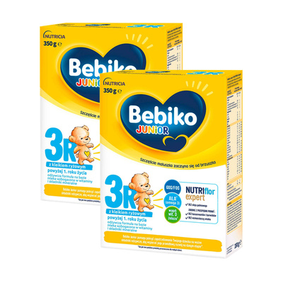 Bebiko Junior 3R Mleko modyfikowane proszek powyżej 1 roku życia ZESTAW 2 x 350 g