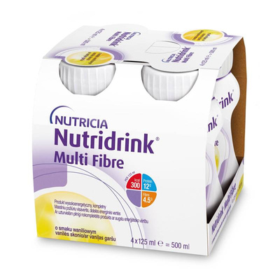 Nutridrink Multi Fibre WANILIA ZESTAW 12 x 125 ml