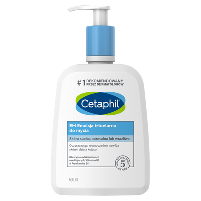 Cetaphil EM Emulsja micelarna do mycia skóra sucha, normalna i wrażliwa 500 ml