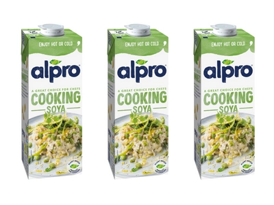 Alpro Kulinarne sojowe WEGE ŚMIETANA duże opakowanie ZESTAW 3 x 1L