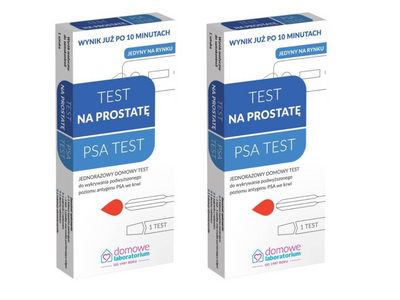 HYDREX PSA Test na wykrywanie antygenu prostaty ZESTAW 2 x 1 sztuka