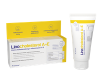 Uszkodzone opakowanie zewnętrzne (kartonik)Linocholesterol Krem cholesterolowy z witaminami A i E do skóry skłonnej do atopii i nadmiernie przesuszonej 50 g