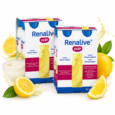 Fresubin RENALIVE HP smak cytryna jogurt DLA OSÓB DIALIZOWANYCH ZESTAW 8 x 200 ml
