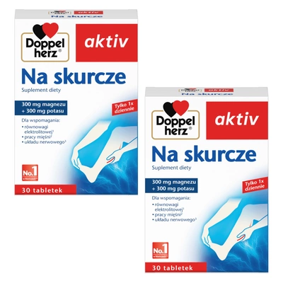 Doppelherz aktiv na skurcze ZESTAW 2 x 30 tabletek