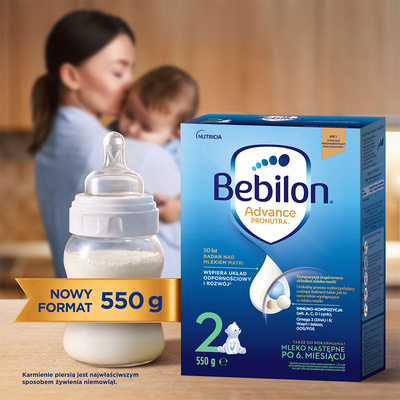 Bebilon 2 Advance Pronutra mleko następne po 6. miesiącu 550 g