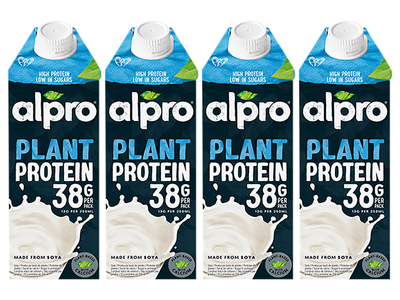 Alpro Napój sojowy proteinowy wysokobiałkowy ZESTAW 4 x 750 ml