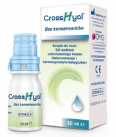 CrossHyal krople do oczu nawilżająco-powlekające 10 ml