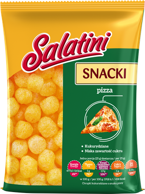 Salatini Zdrowe chipsy smak pizza zdrowa przekąska 25 g