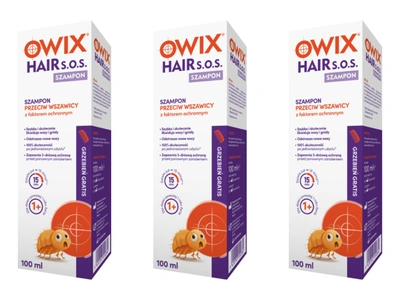Owix Hair Protect szampon na włosy WSZAWICA ZESTAW 3 x 100 ml 
