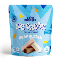 Star Candies liofilizowane lody waniliowe, czekoladowe i truskawkowe FIT PRZEKĄSKA MAŁO KALORII 16 g