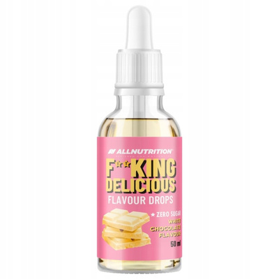 Allnutrition flavour drops kropelki smakowe BIAŁA CZEKOLADA bez cukru 50 ml