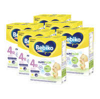 BEBIKO JUNIOR NUTRIflor Expert 4R formuła na bazie mleka z kleikiem ryżowym, powyżej 2. roku życia ZESTAW 6 x 550 g