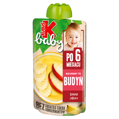 Kubuś Baby Mus deser owocowy z budyniem bananowy 100 g