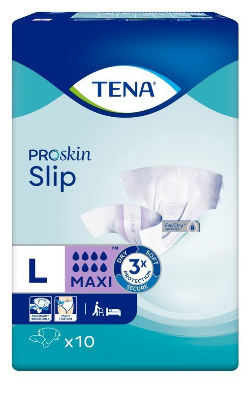 TENA SLIP ProSkin Maxi L Pieluchomajtki 10szt