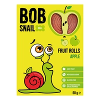 Bob Snail Rollsy owocowe Jabłko bez cukru 60 g