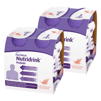 Nutridrink Protein o smaku brzoskwinia - mango ZESTAW 8 x 125 ml