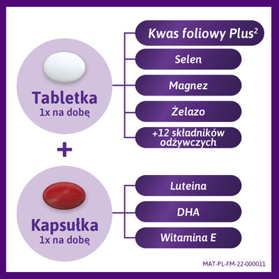 Femibion 2 Ciąża 28 tabletek + 28 kapsułek + Femibion 3 Karmienie piersią Suplement diety 28 tabletek + 28 kapsułek