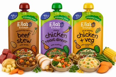  Ella's Kitchen obiadków mięsnych 7m+ mus z wołowiną i kurczakiem ZESTAW 3 Smaki 3 x 130 g