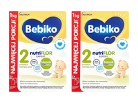 BEBIKO 2 NUTRIflor Expert mleko następne dla niemowląt powyżej 6 miesiąca ZESTAW 2 x 1000 g