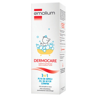 EMOLIUM DERMOCARE 3w1 Płyn do kąpieli, żel do mycia, szampon 400ml