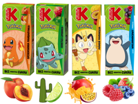 Kubuś Pokemon zestaw soczków RÓŻNE SMAKI 4 x 200 ml