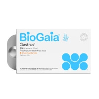 BioGaia Gastrus smak mandarynkowy MIKROFLORA 30 tabletek do żucia
