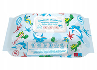  Testeo nawilżane chusteczki dla dzieci 99,8% wody ZESTAW 5 x 80 sztuk