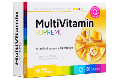 SUPREME MultiVitamin witaminy i minerały 60 tabletek