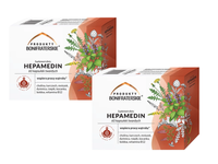 Produkty Bonifraterskie HEPAMEDIN na WĄTROBĘ ZESTAW 2 x 60 kapsułek