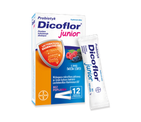 Dicoflor Junior probiotyk dla dzieci o smaku owoców leśnych 12 saszetek