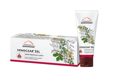 Produkty Bonifraterskie Venoczar Żel do nóg na żylaki 75 g