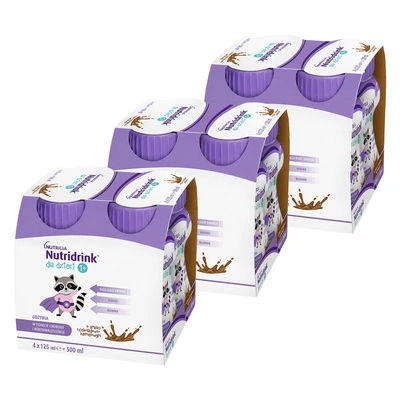 Nutridrink dla dzieci o smaku czekoladowo-karmelowym ZESTAW 12 x 125 ml