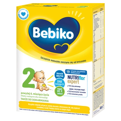 Bebiko 2 Mleko następne dla niemowląt powyżej 6. miesiąca życia 600g