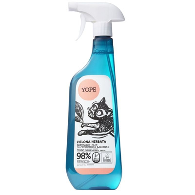 YOPE naturalny płyn do mycia łazienki Zielona herbata 750ml