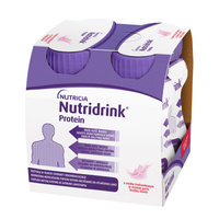 Nutridrink Protein o smaku truskawkowym 4 x 125 ml