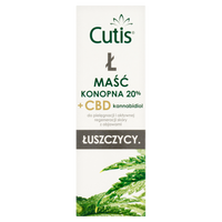 Cutis ŁUSZCZYCA maść konopna 20% + CBD 120 ml