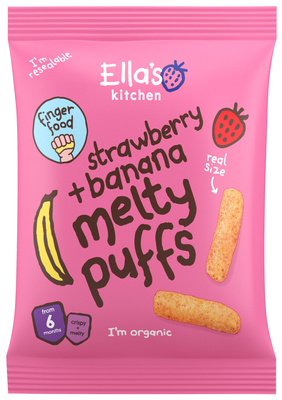 Ella's Kitchen BIO chrupki truskawka z bananem ZESTAW 3 x 20 g