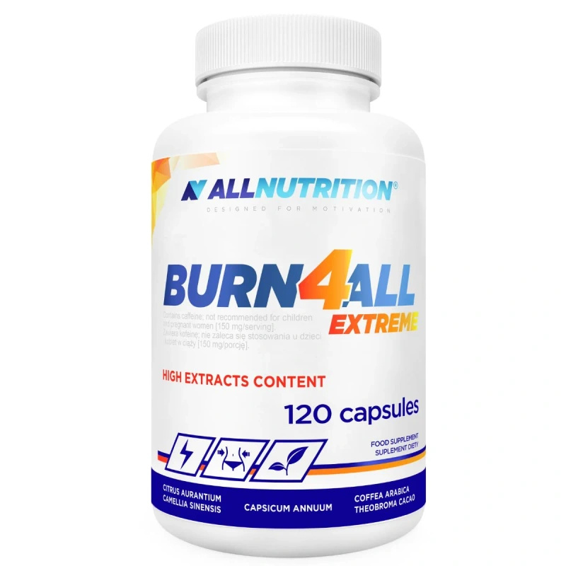 Allnutrition Burn4all Extreme spalacz tłuszczu 120 kapsułek