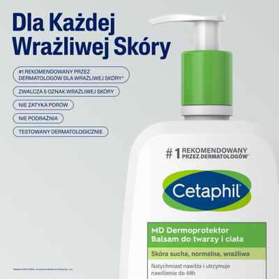 Cetaphil MD Dermoprotektor Balsam do twarzy i ciała 500 ml