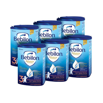   Bebilon 3 Advance Pronutra Junior formuła na bazie mleka po 1. roku życia ZESTAW 6 x 800 g