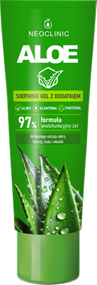 Neoclinic żel aloesowy ALOES SOOTHING GEL twarz ciało włosy 100 ml