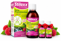 Stilaxx Syrop Przeciwkaszlowy Junior ROZLUŹNIA GARDŁO, porost islandzki 100 ml+ GRATIS!