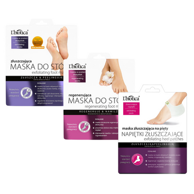 Zestaw L'Biotica 3x Pielęgnacja Stóp