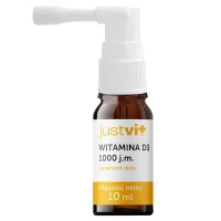 JustVit Witamina D3 1000 j.m. krople od 1 roku ODPORNOŚĆ 10 ml