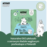 Muumi Baby Pants EKO PIELUCHOMAJTKI 7XL 16-26 kg 34 sztuki