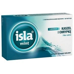 Isla-Mint 60tab ból gardła i chrypka