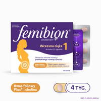 Femibion 1 Wczesna Ciąża Suplement diety 28tab