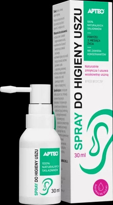 APTEO Spray do higieny uszu od 3 miesiąca życia 30 ml